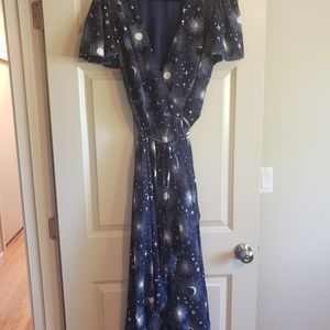 Modcloth Stars and Moons Wrap Dress